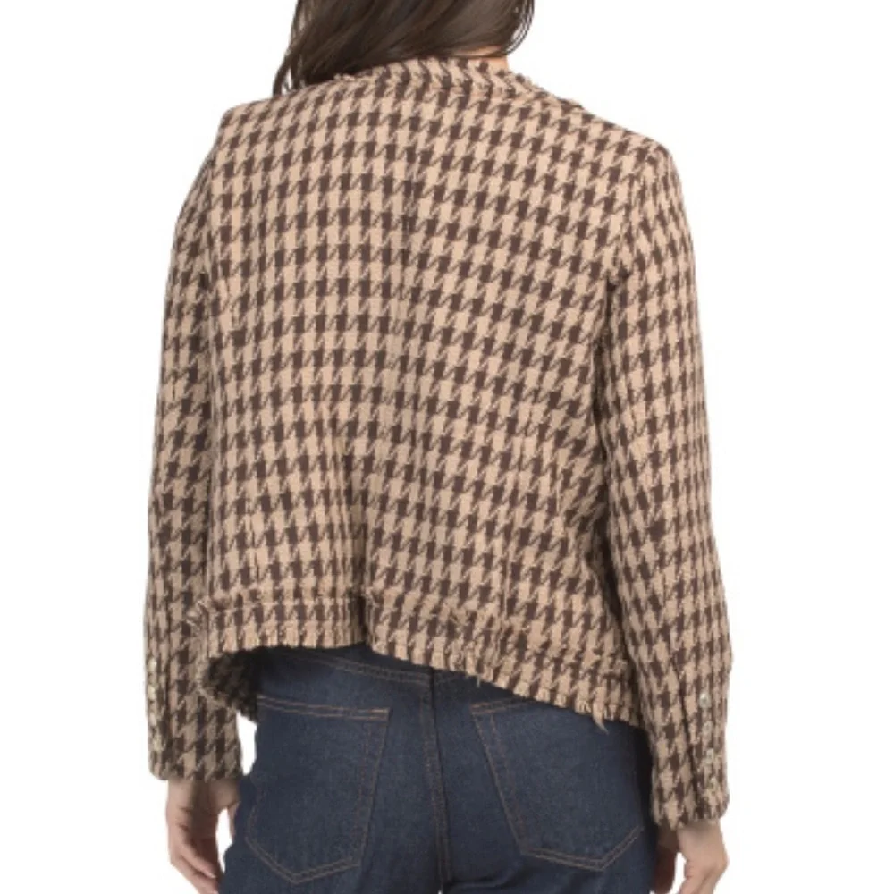 Nanette LePore Houndstooth Blazer Sz. L